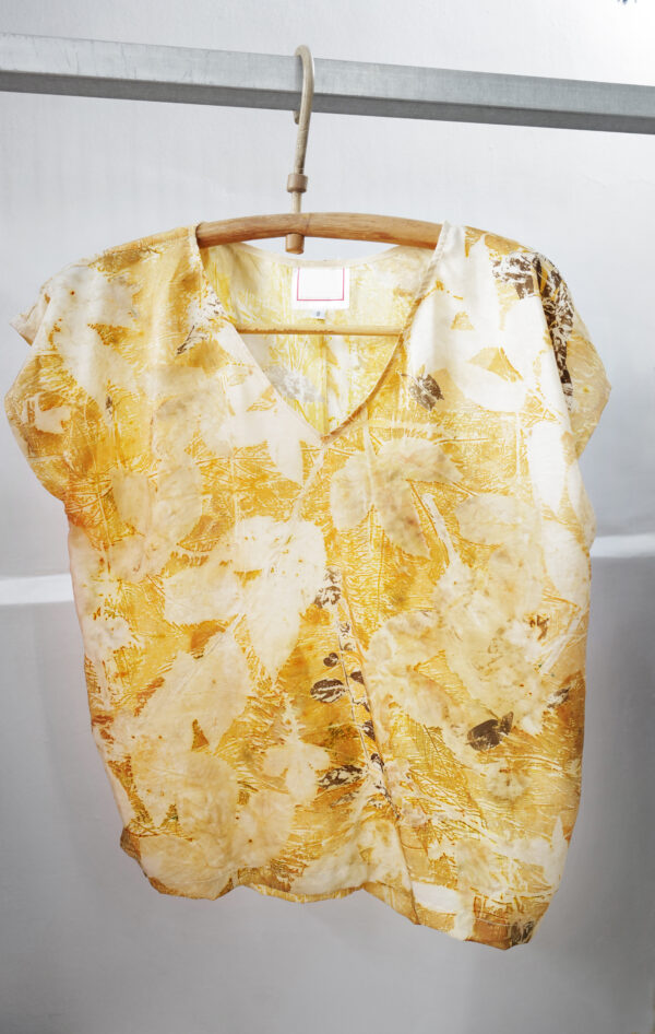 Natural Print Silk Shirt